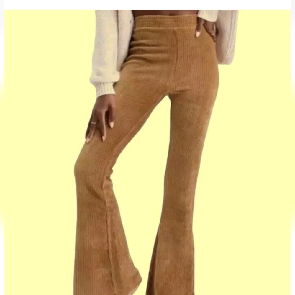 Aerie Groove-On Ribbed Velour Pants